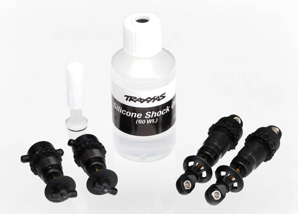 Traxxas 6960X Shocks, GTR hard anodized, PTFE-coated bodies, with TiN shafts (Front & Rear) (fully assembled, without Springs) (4) - TRA6960X