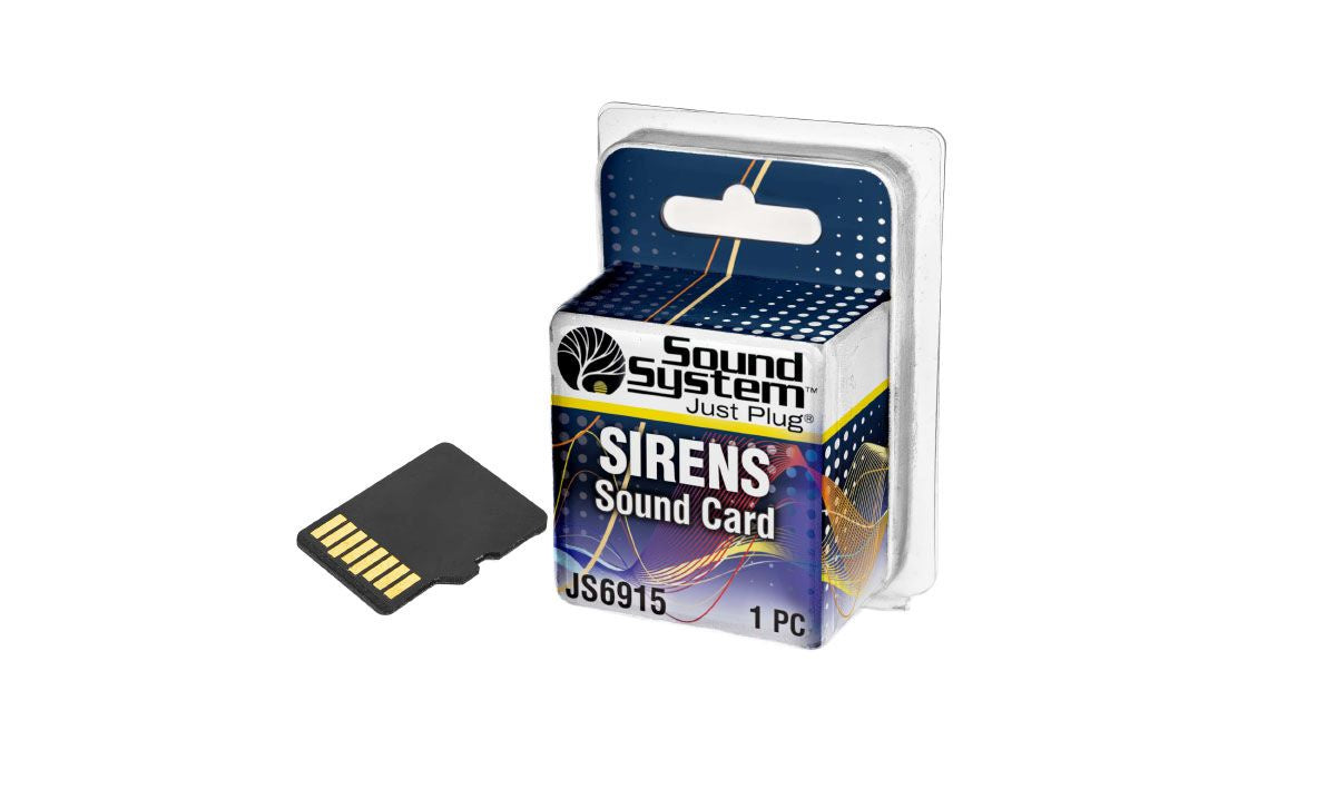 Woodland Scenics JP6915 Sound Card Sirens