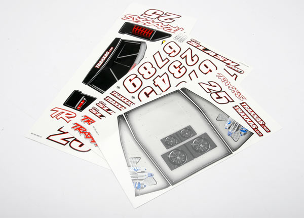 Traxxas 7013 Decal Sheets , 1 / 16 Slash - TRA7013
