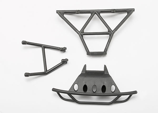 Traxxas 7035 Bumpers, Front (1)/ Rear (1)/ 2.5x14mm CS(2) (1/16 Slash) - TRA7035