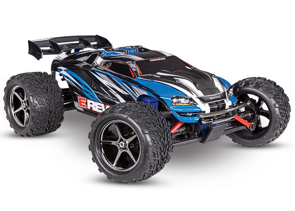 Traxxas 71054-8 E-Revo: 1/16-Scale 4WD Racing Monster Truck  - Blue
