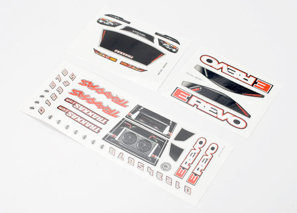 Traxxas 7114 Decal Sheets , 1 / 16 E-Revo‚‚ - TRA7114