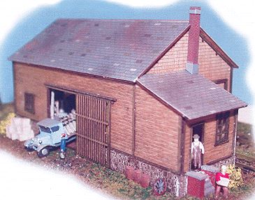 N Scale Architect Waterville Freight House - 716-40005