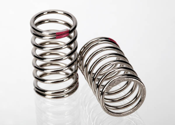 Traxxas 7244A Spring , shock (nickel finish) (GTR) (2.77 Rate , pink) (1 pair) - TRA7244A