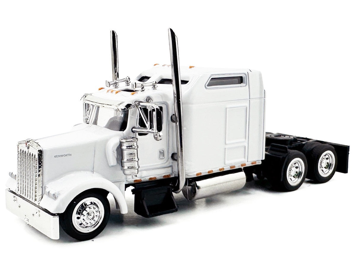 HO Logistics Replicas Kenworth W900 Sleeper Cab Tractor Only - Assembled -- White