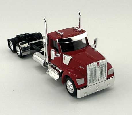 HO Logistics Replicas Kenworth 990 2-Axle Day-Cab Semi Tractor - Assembled -- Red
