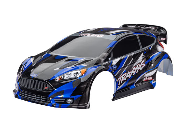 Traxxas 7418-BLUE Body FORD FIESTA ST RALLY BL - Blue