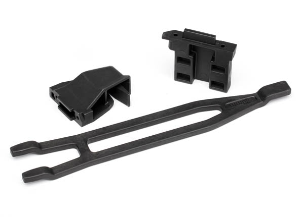 Traxxas 7426X Battery hold-downs, tall (2) (allows for installation of taller, multi-cell batteries) - TRA7426X