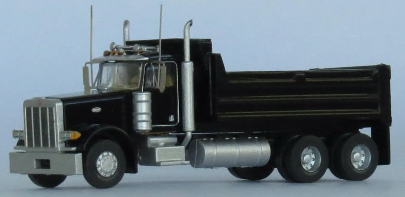 Peterbilt 379 Dump Truck - Assembled -- Black