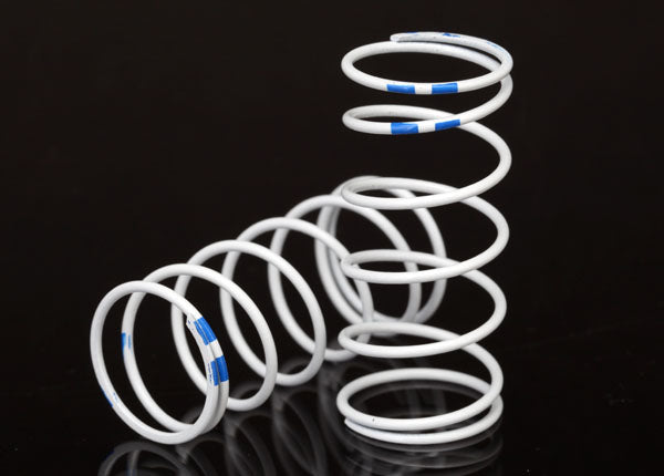 Traxxas 7448 Spring , shock , White (GTR long) (0.892 Rate - Blue) (1 pair) - TRA7448