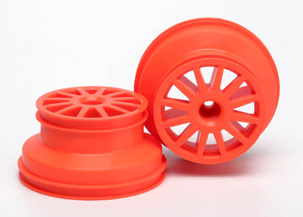Traxxas 7472A Wheels , orange (2) - TRA7472A