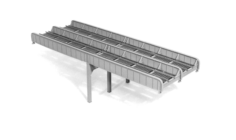 Micro Engineering 75-523 HO 100' Through Girder Bridge -- Double-Track
