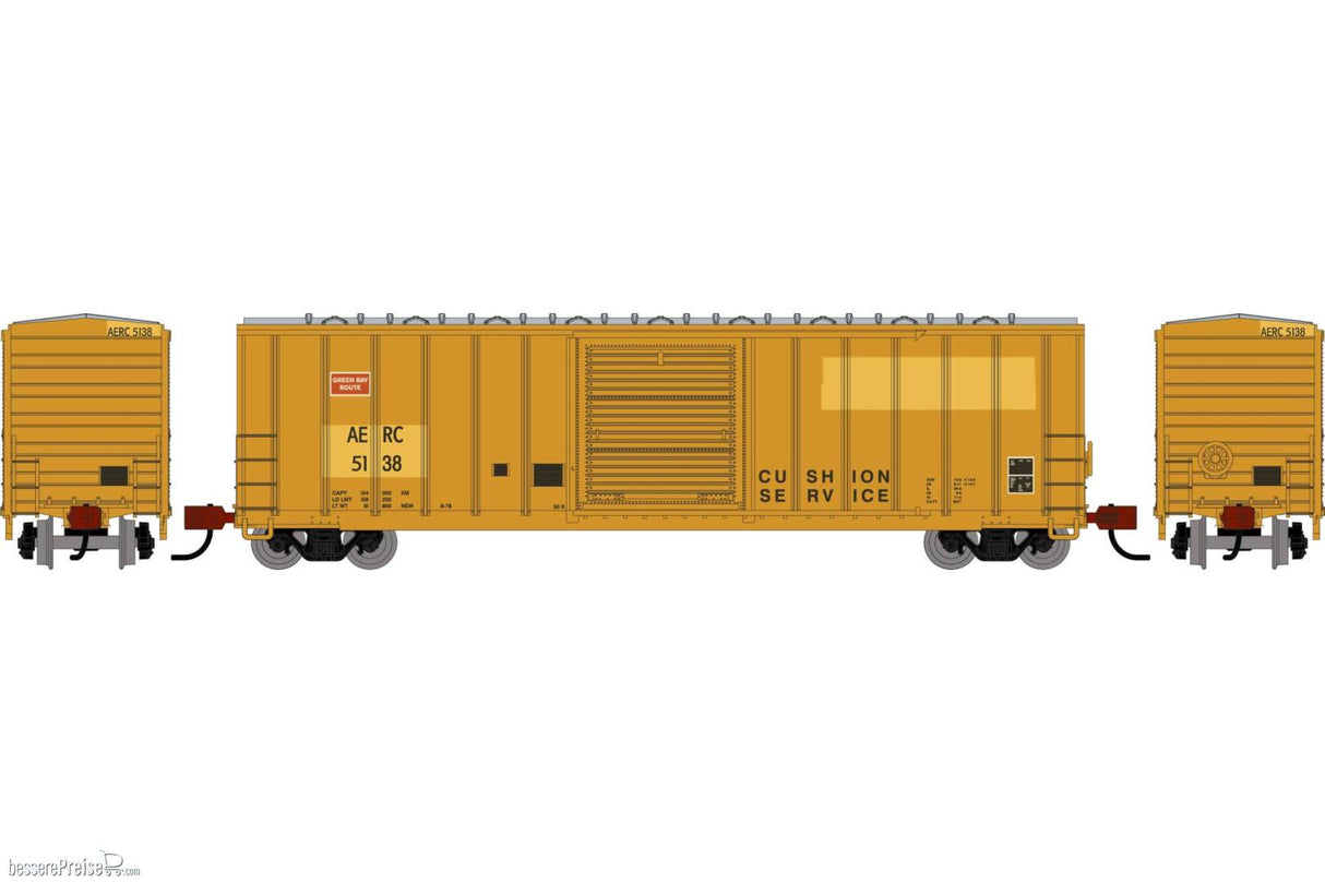 Athearn N 50' FMC 5347 Single Door Box Car, Primed For Grime Albany & Eastern (AERC) #5138