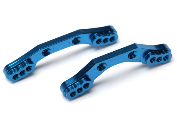 Traxxas 7537X Shock towers, Front & Rear, 6061-T6 aluminum (blue-anodized) - TRA7537X