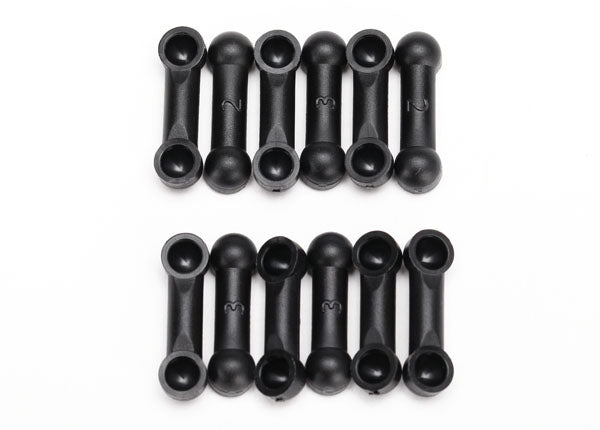 Traxxas 7539 Camber rods, 2-degree/3-degree (6 each) - TRA7539