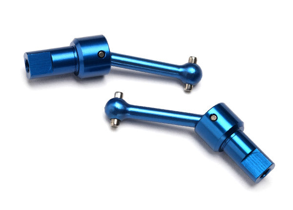 Traxxas 7550R Driveshaft assembly, Front/Rear, 6061-T6 aluminum (blue-anodized) (2) - TRA7550R