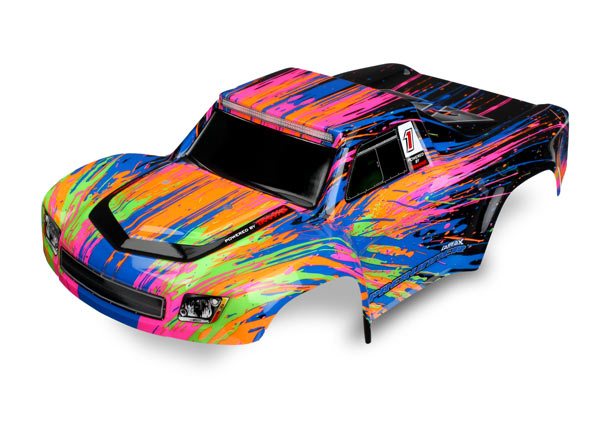 Traxxas 7620 Body , LaTrax Desert PreRunner , color burst (painted) / decals - TRA7620