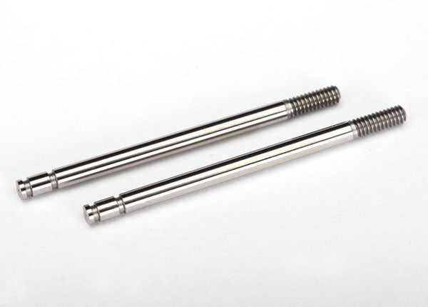 Traxxas 7663 Shock shafts, steel, chrome finish (2) - TRA7663