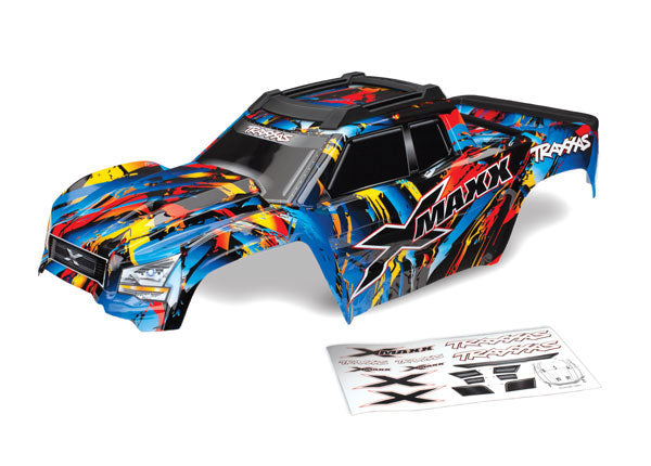 Traxxas 7711T Body, X-Maxx, Rock n' Roll (painted, decals applied) (assembled with tailgate protector) - TRA7711T