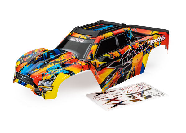 Traxxas 7811X Body, X-Maxx, Solar Flare (painted, decals applied) - TRA7811X