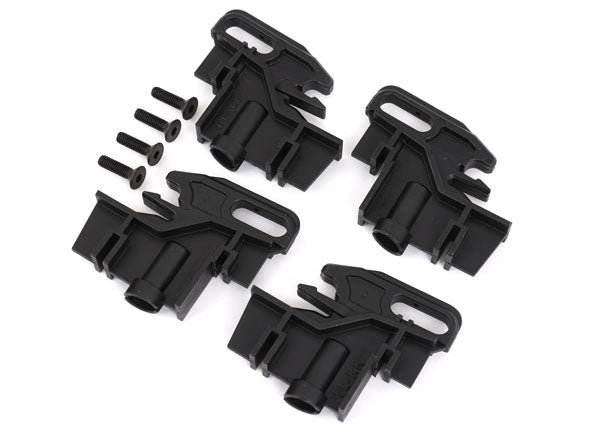 Traxxas 7833 Battery hold-down Mounts, left (2)/ right (2)/ 4x15mm CCS (4) - TRA7833
