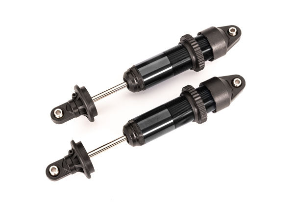 Traxxas 7861A Shocks, GTX, medium (aluminum, black-anodized) (fully assembled w/o Springs) (2) - TRA7861A