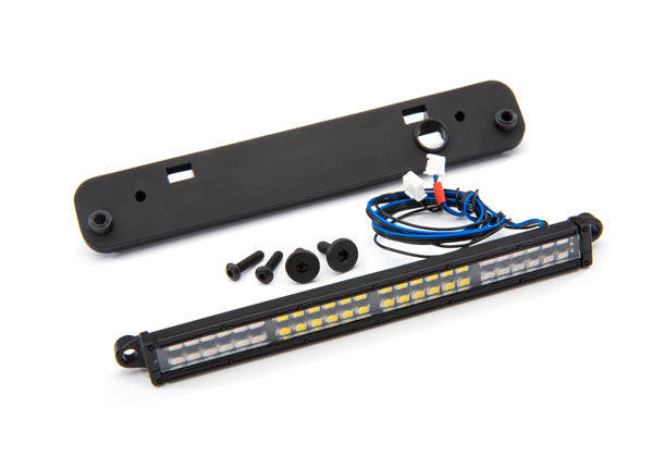 Traxxas 7883 LED light Bar , Rear , - Red (with White reverse light) (high-voltage) (24 - Red LEDs , 24 White LEDs , 100mm wide) / light Bar Mount (fits X-Maxx or Maxx) - TRA7883