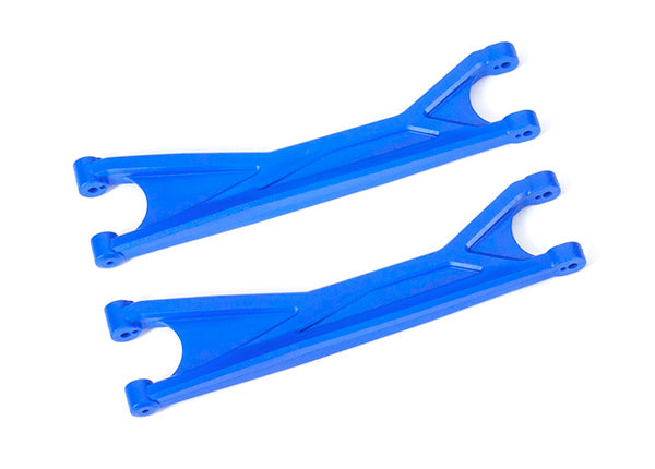 Traxxas 7892X Suspension Arms, upper, - Blue (left or right, Front or Rear) (2) (for use with #7895 X-Maxx WideMaxx suspension kit) - TRA7892X