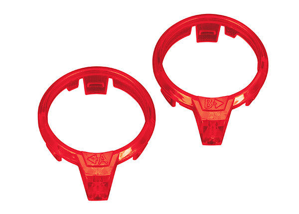 Traxxas 7961 LED lens , Motor , - Red (left & right) - TRA7961