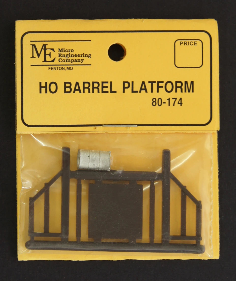 Micro Engineering 80-174 HO Barrel Platform with Barrel