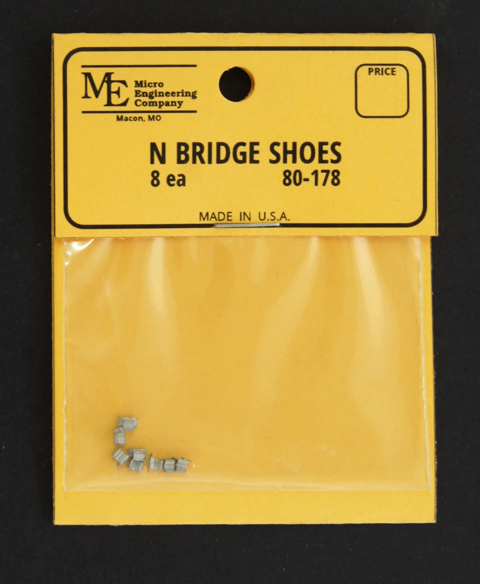 Micro Engineering 80-178 N Bridge Shoes pkg(8)