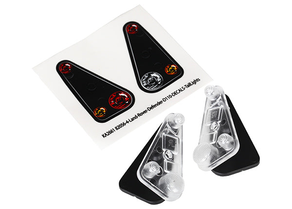 Traxxas 8014 Tail light housing (2) / lens (2) / decals (left & right) (fits #8011 Body) - TRA8014