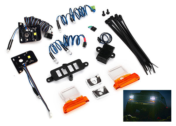 Traxxas 8036 LED light set (contains headlights, tail lights, side marker lights, & distribution block) (fits #8010 Body, requires #8028 power supply) - TRA8036