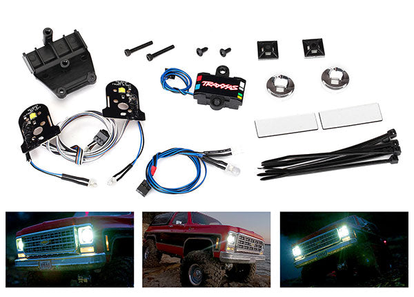 Traxxas 8039 LED light set (contains headlights , tail lights , side marker lights , distribution block (fits #8130 Body , requires #8028 power supply) - TRA8039