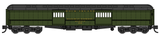 Wheels of Time N Scale Heavyweight 74-ft baggage-express cars - Rock Island (RI) #4122 arched & #4015 clerestory 2-Pack