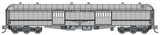 Wheels of Time N Scale Heavyweight 74-ft baggage-express cars - Rock Island (RI) #4122 arched & #4015 clerestory 2-Pack