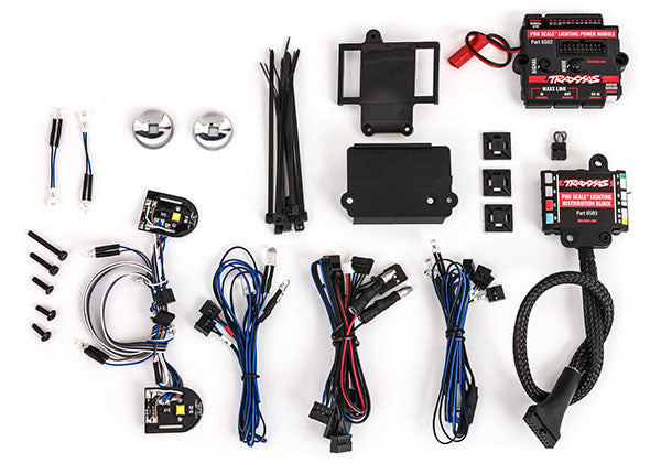Traxxas 8090X Pro Scale LED light set, TRX-4 Chevrolet Blazer (1969 & 1972), Complete with power module (contains headlights, tail lights, side marker lights, & distribution block) (fits #9111 or 9112 Body) - TRA8090X