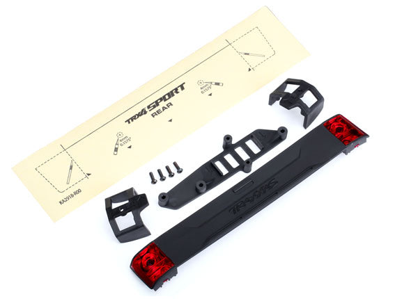 Traxxas 8117 Tailgate panel / tailgate retainers (2) / tailgate Mount / tail light lens (2) (left & right) / 2.5x8 BCS (4) (fits #8111 or #8112 Body) - TRA8117