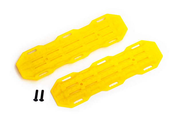 Traxxas 8121A Traction boards , yellow / Mounting Hardware - TRA8121A