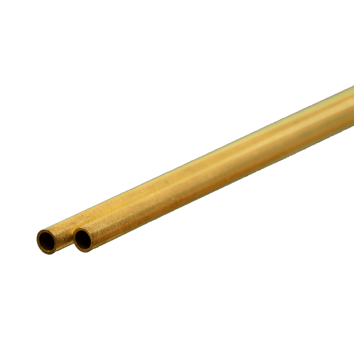 Soft Brass Fuel Tube - 12" 30cm Long -- 1/8"  3.18mm OD