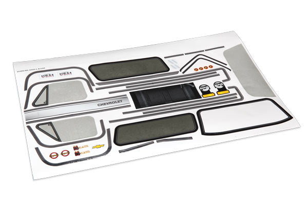 Traxxas 8131 Decal Sheet , Chevrolet Blazer (1979) - TRA8131