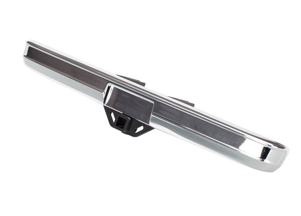 Traxxas 8136 Bumper , Rear (chrome) / Bumper Mount / 3x8 BCS (2) - TRA8136