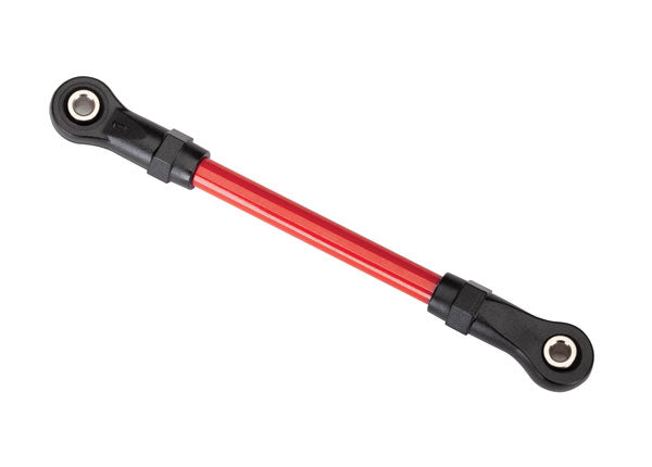 Traxxas 8144R Suspension link, Front upper, 5x68mm (1) (red powder coated steel) (assembled with hollow balls) (for use with #8140R TRX-4 Long Arm Lift Kit) - TRA8144R
