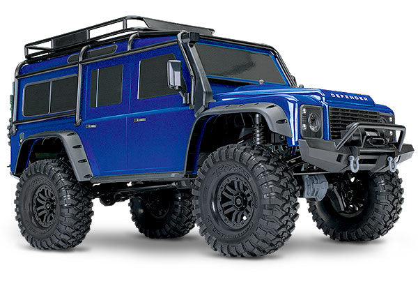 Traxxas 82056-4 TRX-4 Scale and Trail Crawler with Land Rover Defender Body  - Blue