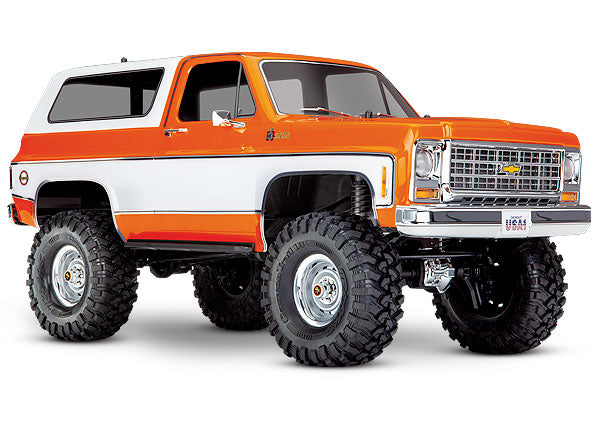 Traxxas 82076-4 TRX-4  Scale and Trail Crawler with 1979 Chevrolet Blazer Body - Orange / White