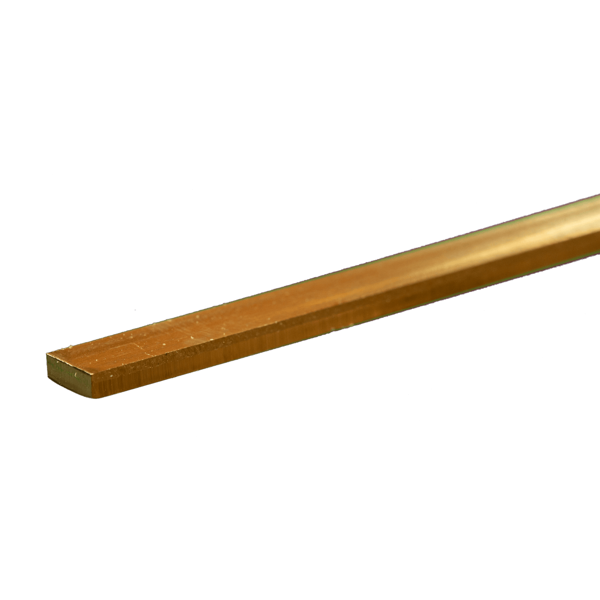 Brass Strip -- 12 x 1/4"  300 x 6.35mm, .093"  2.36mm Thick