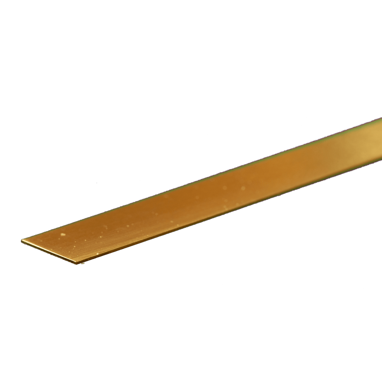 K&S Engineering Brass Strip -- 12 x 1/2" 300 x 12.7mm, .016" .41mm Thick - KNS8231