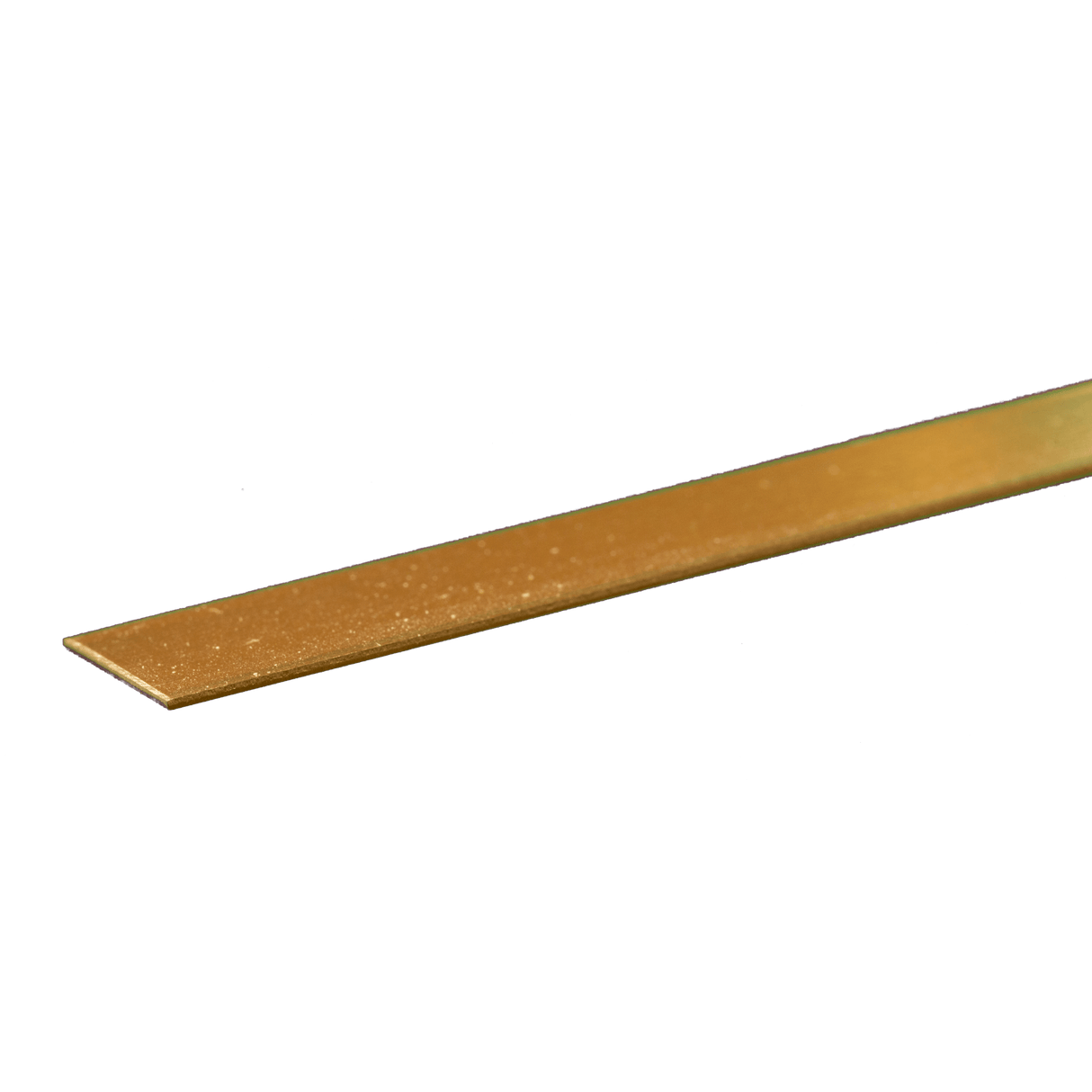K&S Engineering Brass Strip -- 12 x 1/2" 300 x 12.7mm, .025 .64mm Thick - KNS8236