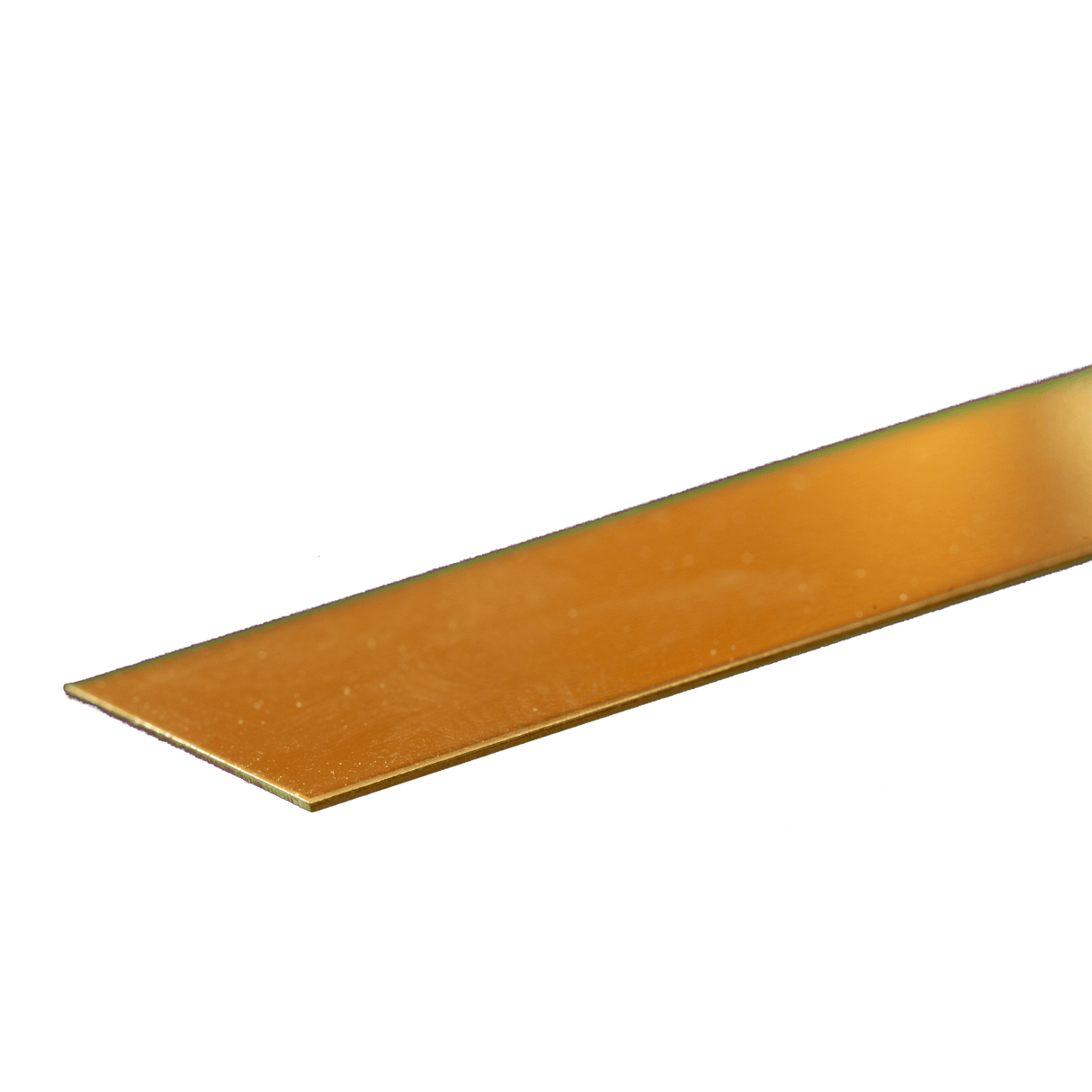 K&S Engineering Brass Strip -- 12 x 1" 300 x 25.4mm, .025 .64mm Thick - KNS8237