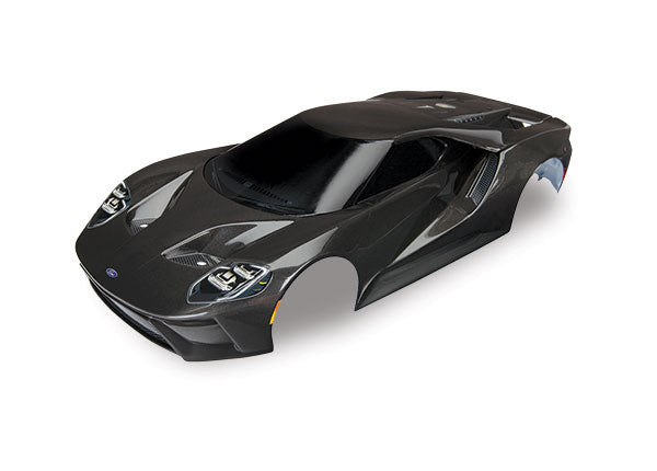 Traxxas 8311X Body, Ford GT, black (painted, decals applied) (tail lights, exhaust tips, & Mounting Hardware (part #8314) sold sepaRately) - TRA8311X